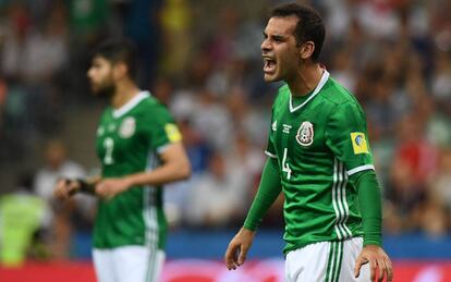Márquez durante el juego contra Alemania