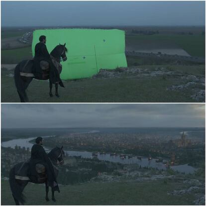 Dos imágenes de uno de los capítulos de 'CGI Sevilla'.