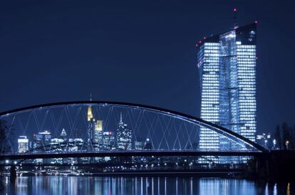 Edificio del Banco Central Europeo en Fráncfort (Alemania).