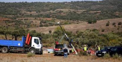 Trabajos de Berkeley en el área de Retortillo. 