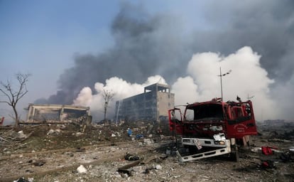 La explosión del miércoles en la localidad china de Tianjin se ha llevado la vida de más de un centenar de personas y ha provocado más de 700 heridos.