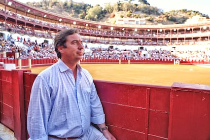 José María Garzón, en la plaza de toros de Málaga.