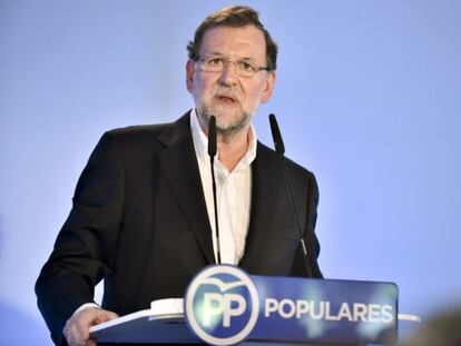 Mariano Rajoy este sábado en Toledo.