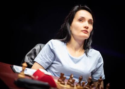 Katerina Lagno, en el torneo de Skolkovo, cerca de Moscú, en 2019