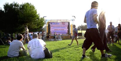 Asistentes al Festival Internacional de Benicasim.