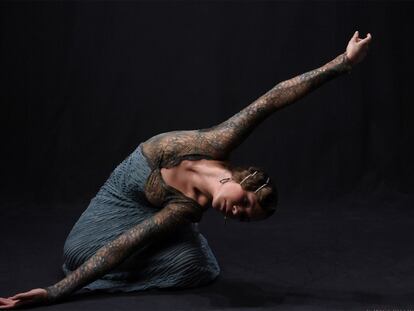 La bailarina Selene Muñoz participa en el festival de jóvenes talentos del flamenco <i>Sangre Nueva.</i>