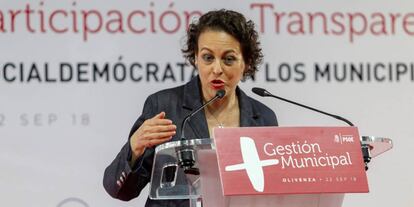 La ministra de Trabajo, Migraciones y Seguridad Social, Magdalena Valerio