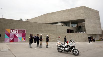 El Lugar de la Memoria en Lima en 2015. El espacio fue clausurado con polémica en marzo de 2023 y luego reabierto.