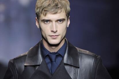 Modelo de Salvatore Ferragamo para este invierno.