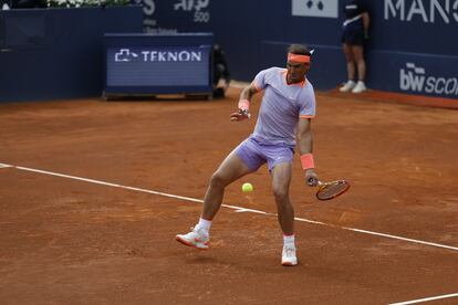 Nadal, en un instante del partido contra el australiano.