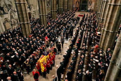 Vista del funeral por Isabel II de Inglaterra en la abadía de Westminster, el pasado 19 de septiembre.