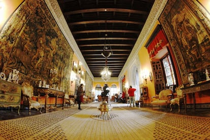 El salón de la gitana, en el Palacio de Dueñas, en Sevilla.