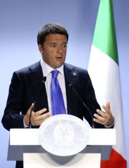 El primer ministro italiano, Matteo Renzi.