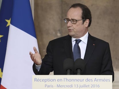 El presidente franc&eacute;s, Francois Hollande.