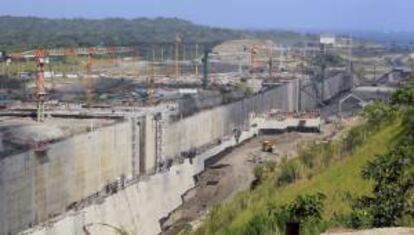 Imagen de los trabajos de ampliación del Canal de Panamá. EFE/Archivo