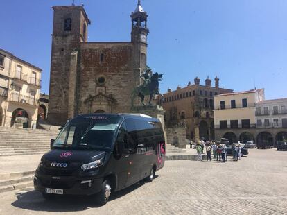 Servicio turístico en Trujillo (Cáceres).