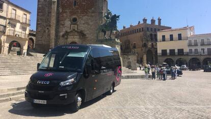 Servicio turístico en Trujillo (Cáceres).