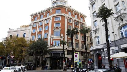 Fachada del hotel NH Paseo del Prado de Madrid.