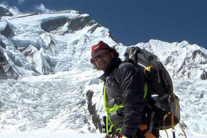 Carlos Pauner regresa al campo 2 del Annapurna.