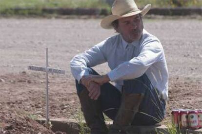 Tommy Lee Jones, en una imagen de <i>Los tres entierros de Melquiades Estrada.</i>