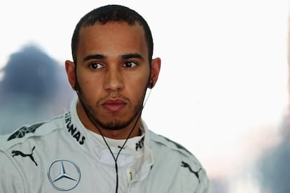 El piloto británico de Mercedes, Lewis Hamilton