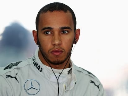 El piloto británico de Mercedes, Lewis Hamilton