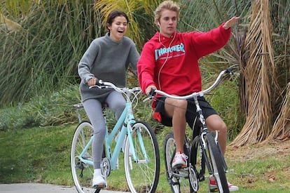 Selena Gomez y Justin Bieber el pasado noviembre en Los Ángeles.