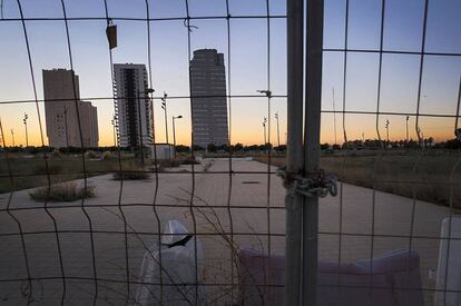 El proyecto de Sociópolis, en Valencia, abandonado.