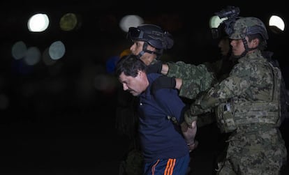 El Chapo tras su detención en México 2016.