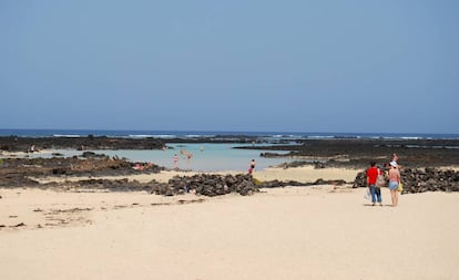 El Caletón Blanco, en Lanzarote.