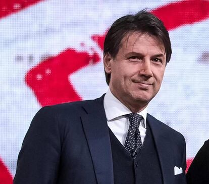 Giuseppe Conte, en Roma. 