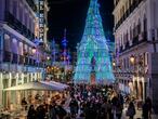 Aglomeraciones en la calle Preciados de Madrid el pasado 29 de noviembre.