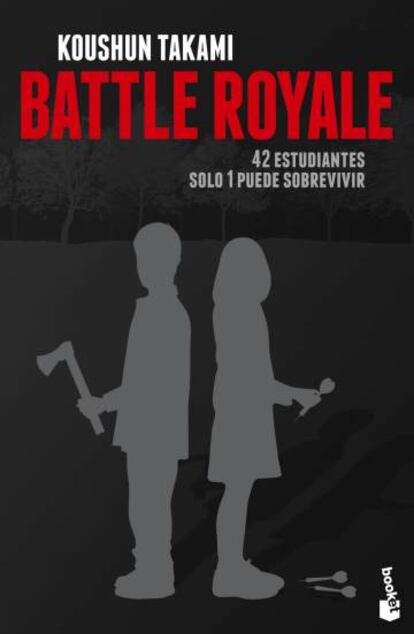 Portada de la novela de Koushun Takami 'Battle royale'.