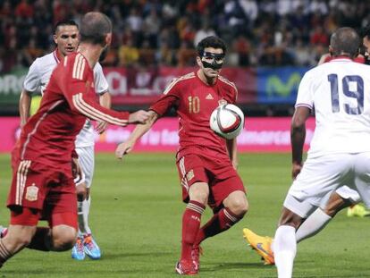 Fàbregas, en el partit contra Costa Rica.