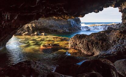 El Charco Azul, en El Hierro.