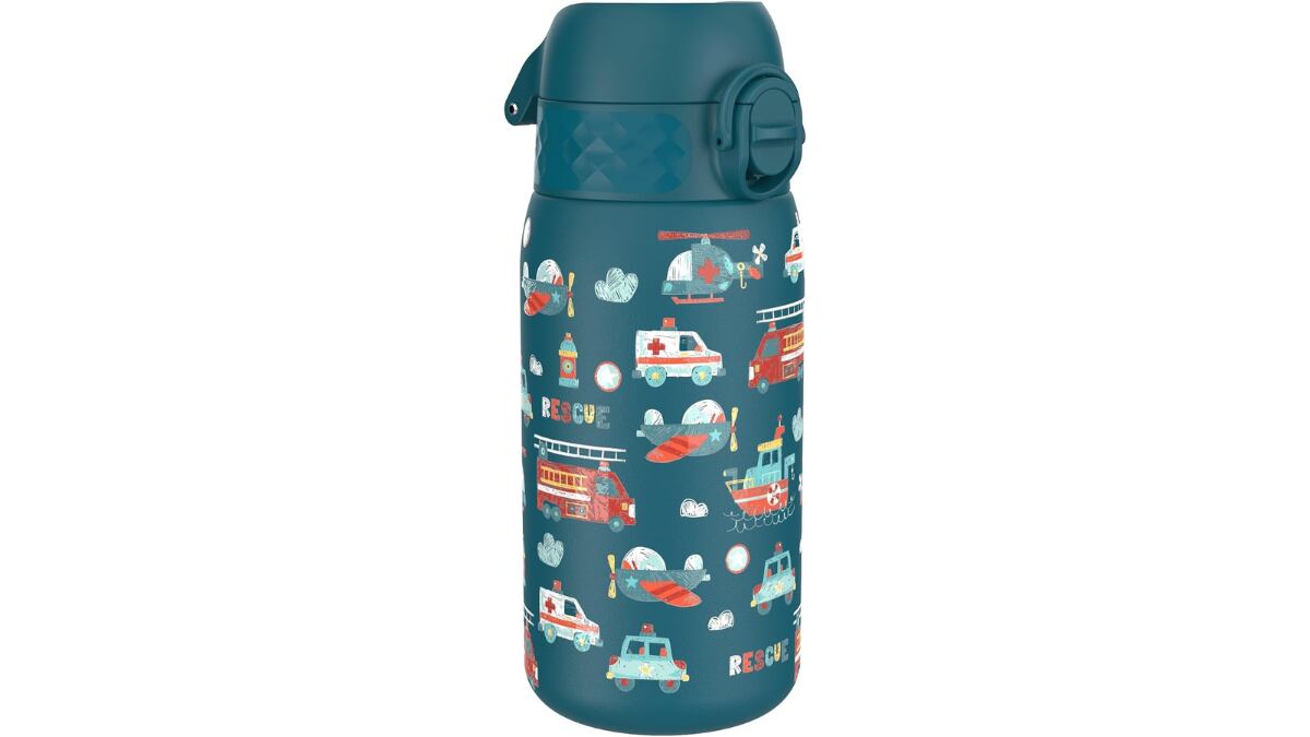 Botella de acero para niños.