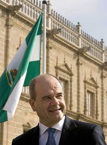 El presidente de la Junta de Andalucía, Manuel Chaves, en los actos institucionales del Día de Andalucía.