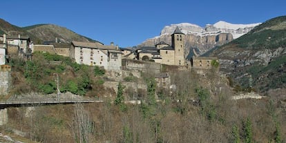 Torla, puerta de acceso al valle de Ordesa.