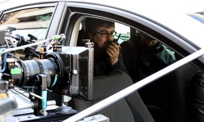 El director, Ramon Térmens, durante el rodaje de la película.