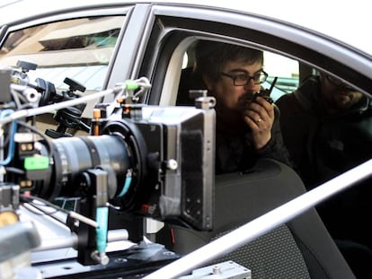 El director, Ramon Térmens, durante el rodaje de la película.