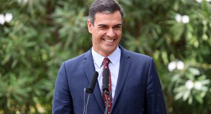 Prime Minister, Pedro Sanchez during a royal audience at MariventPalace, in Mallorca, on Wednesday 07, August 2019