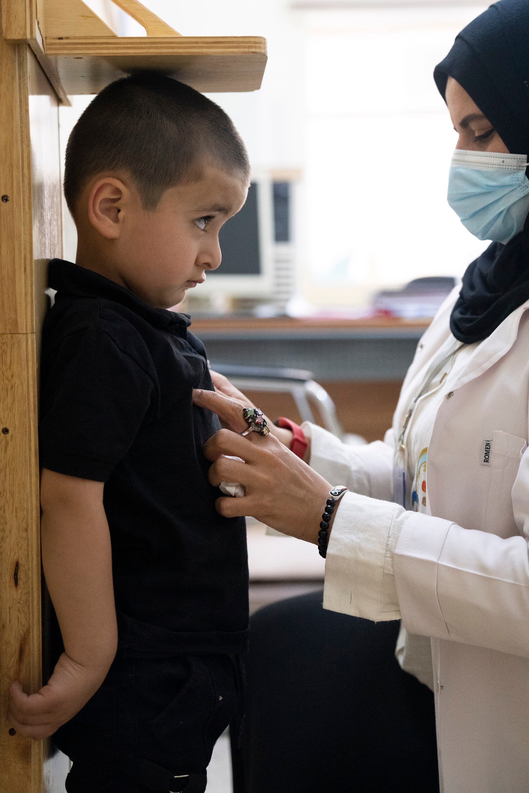 El ambulatorio Al Quds, en Mosul, intenta cubrir las carencias de una sanidad destrozada. Unicef trabaja aquí en inmunización y nutrición infantil.