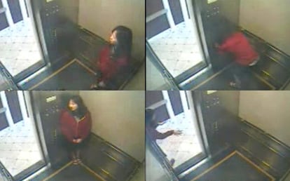 Imágenes de la cámara de seguridad sobre el caso de la desaparición y muerte de Elisa Lam.