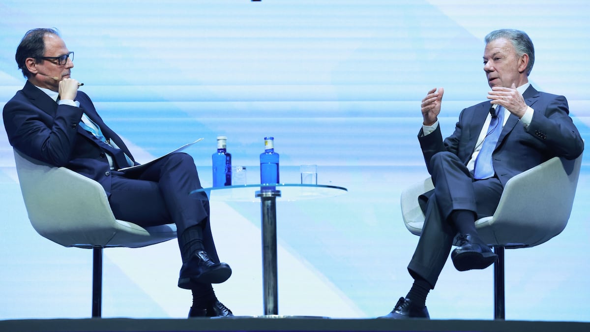 Juan Manuel Santos: “Con la pelea entre el mayor productor mundial de droga y el mayor consumidor solo gana el crimen organizado”