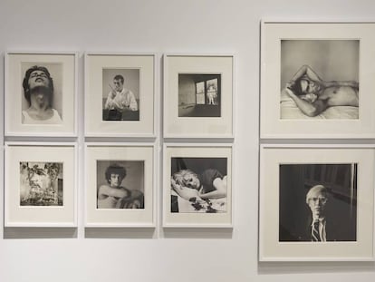 Fotografías de Peter Hujar y David Wojnarowicz en la exposición de la Galería Loewe.