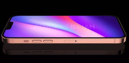 Diseño de concepto del nuevo color de iPhone.