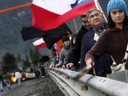 Los indignados de la Patagonia chilena