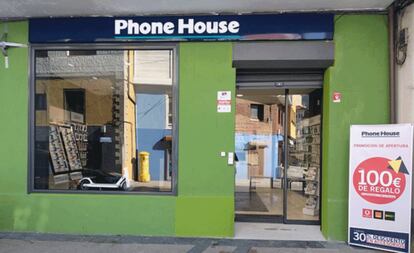 Una tienda de Phone House en Asturias.