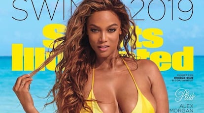 Tyra Banks, en portada de 'Sports Illustrated'.