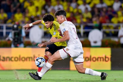 Partido entre Colombia y Venezuela, en septiembre de 2023, en Barranquilla.